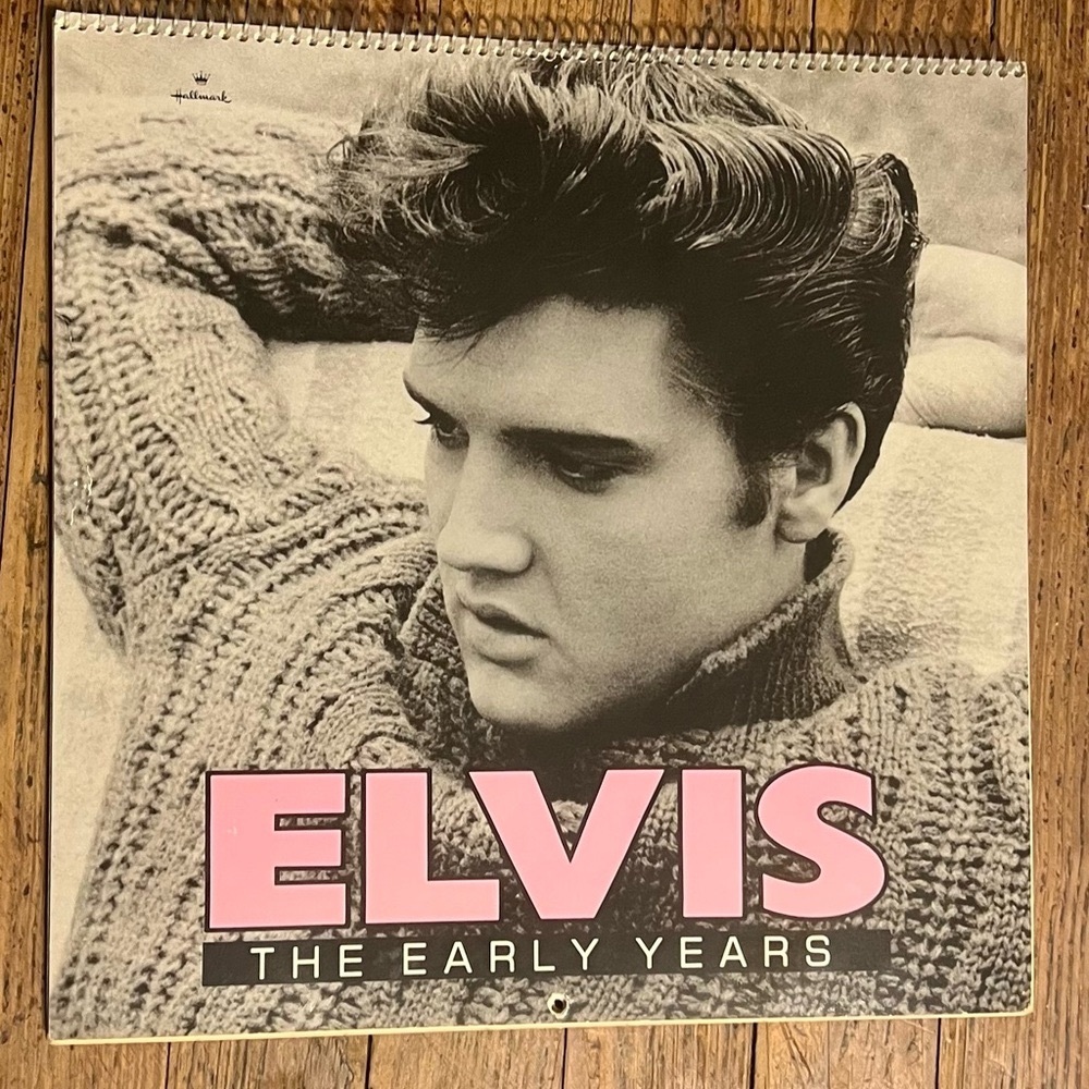 Elvis The Early Years Calendar 1989